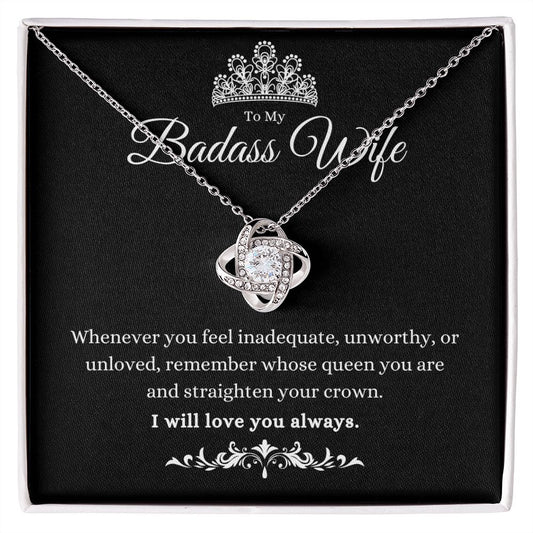 Badass Wife | Love Knot Necklace - BBG
