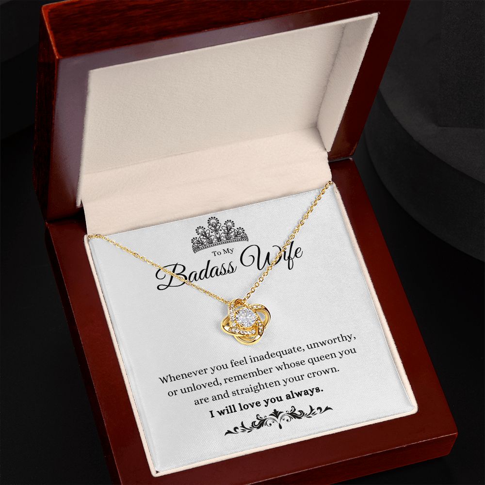 Badass Wife | Love Knot Necklace