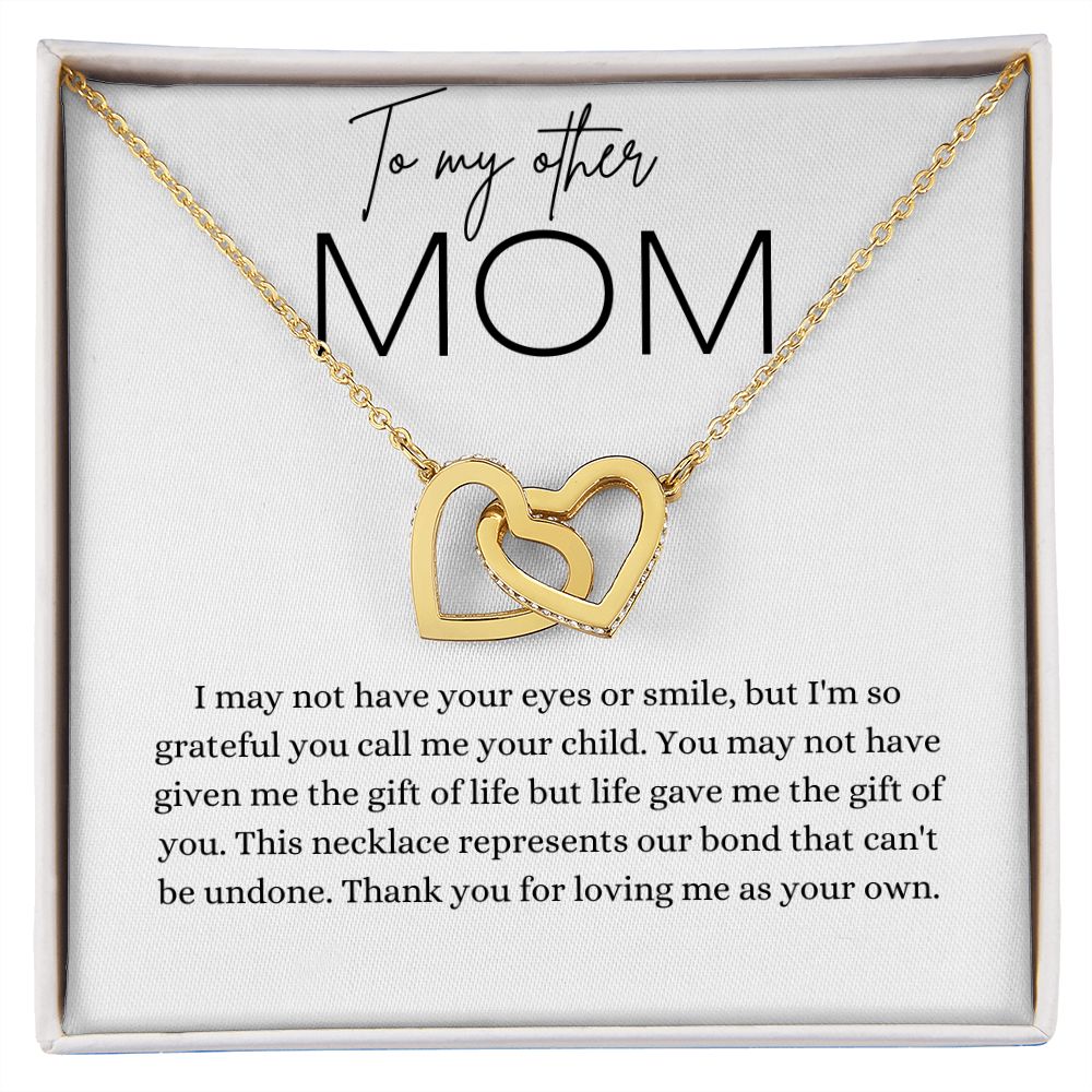 To My Other Mom | Interlocking Heart Necklace